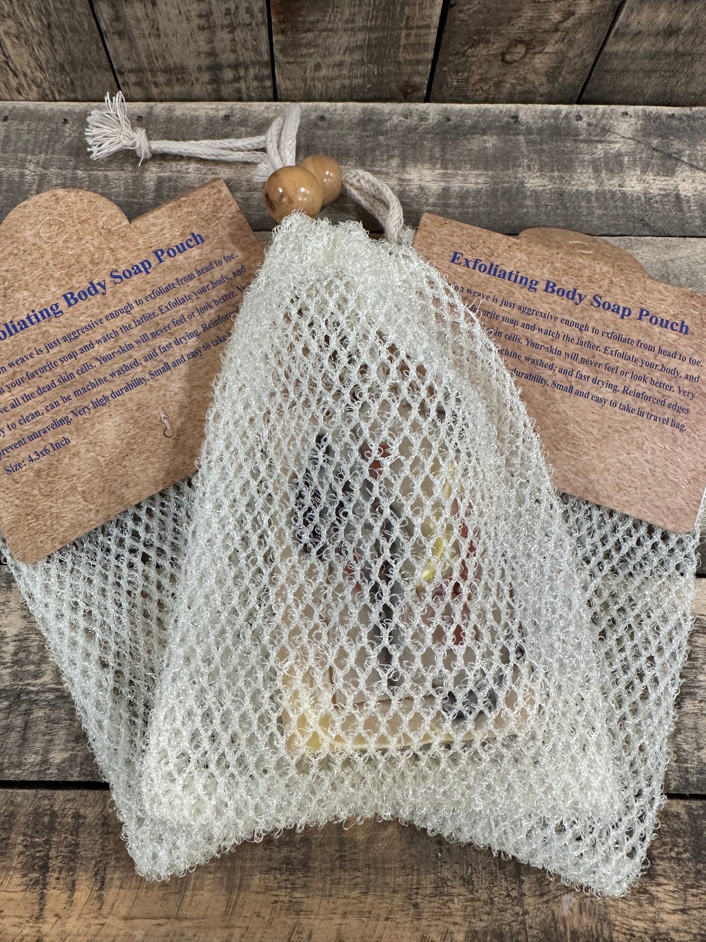 Exfoliating Body Soap Pouch - Idaho Soap Company