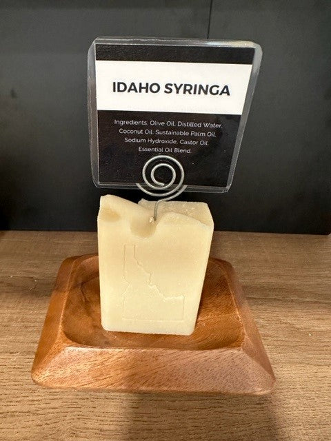 Acacia Wood Soap Dish - Idaho Soap Company