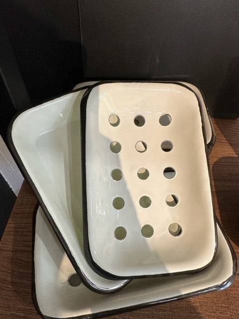 Enameled Soap Dish - Idaho Soap Company