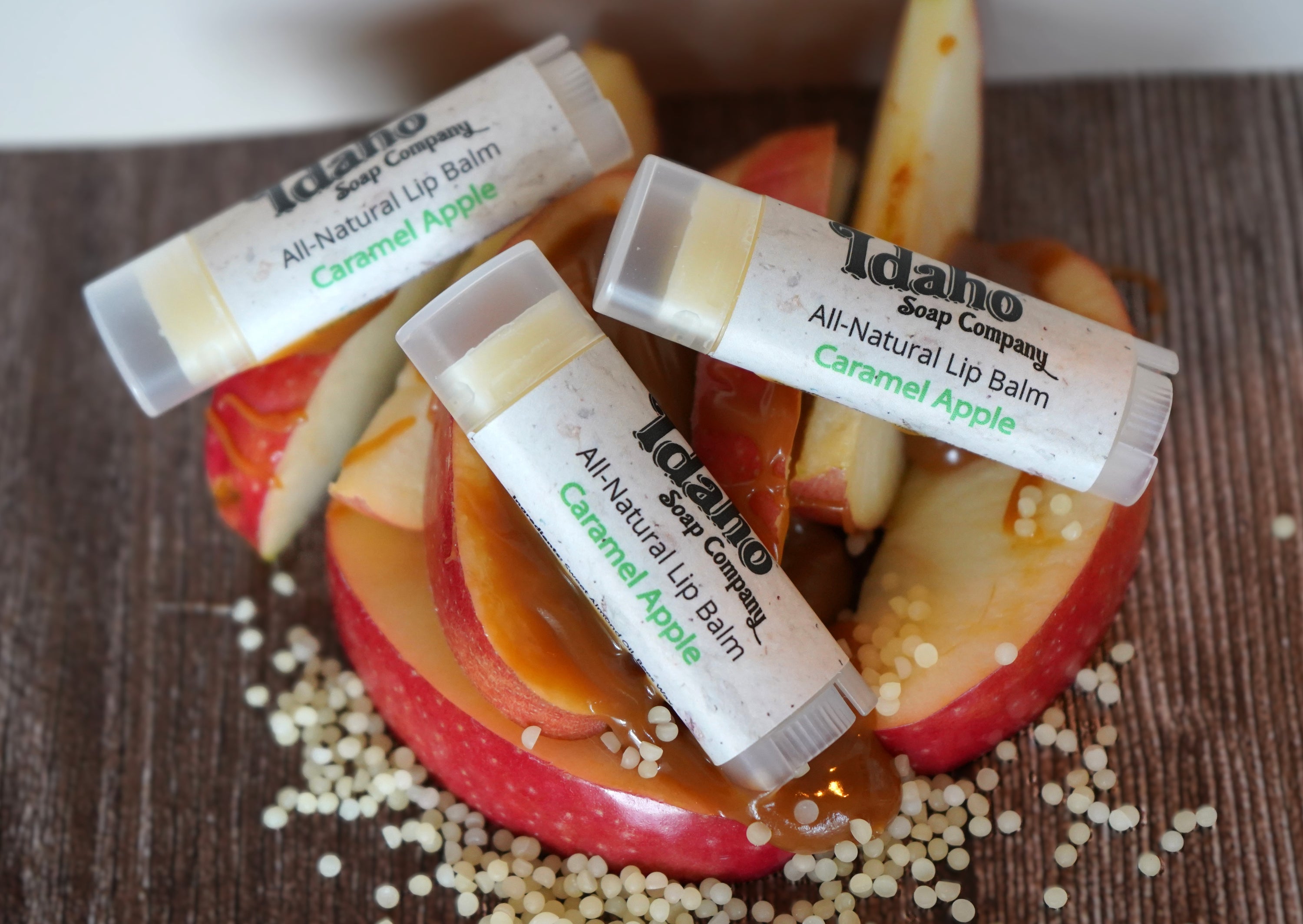 Caramel Apple Natural Lip Balm - Idaho Soap Company