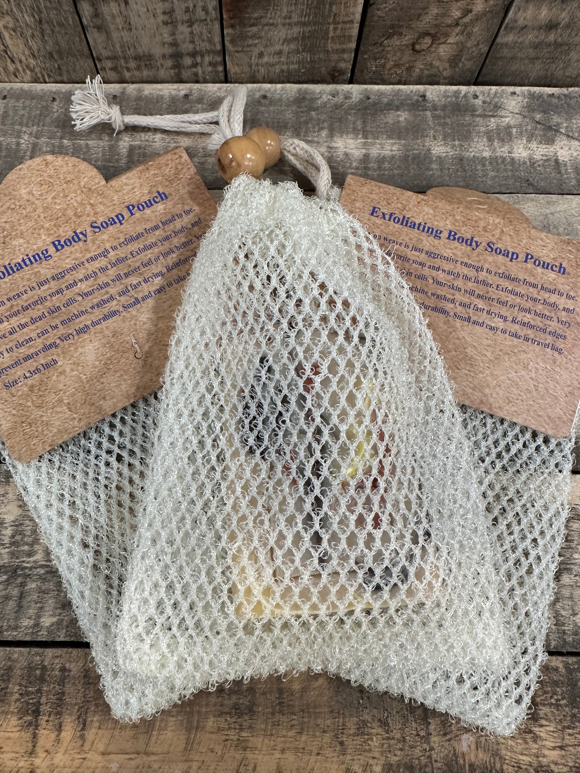 Exfoliating Body Soap Pouch - Idaho Soap Company