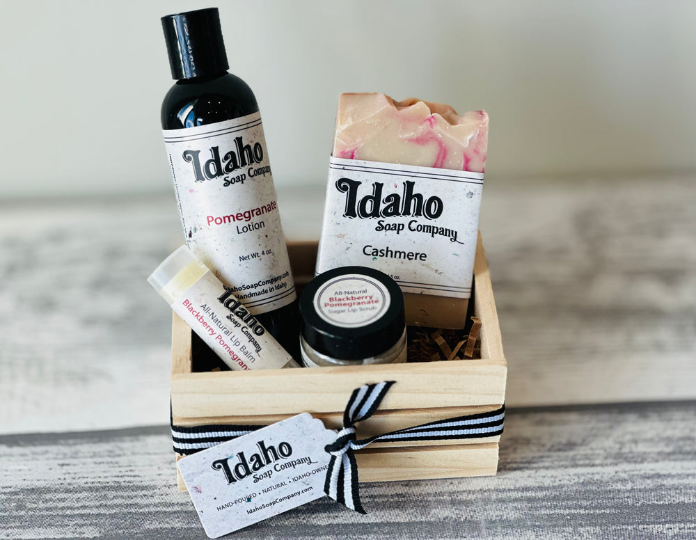 Gift Box - Blackberry Pomegranate & Cashmere - Idaho Soap Company