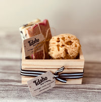 Soap Stack & Sponge Gift Box - Idaho Soap Company