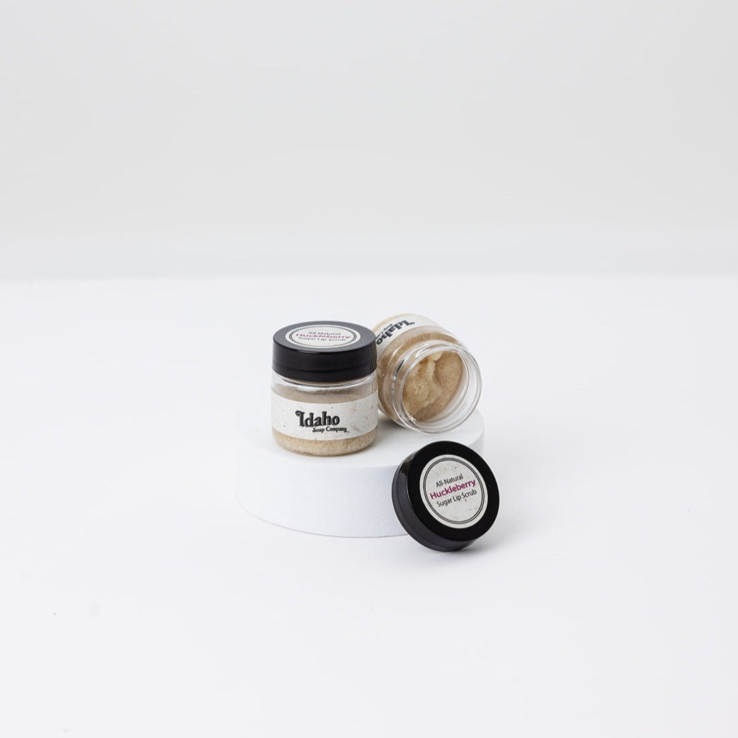 Huckleberry Organic Sugar Lip Scrub - Idaho Soap Company